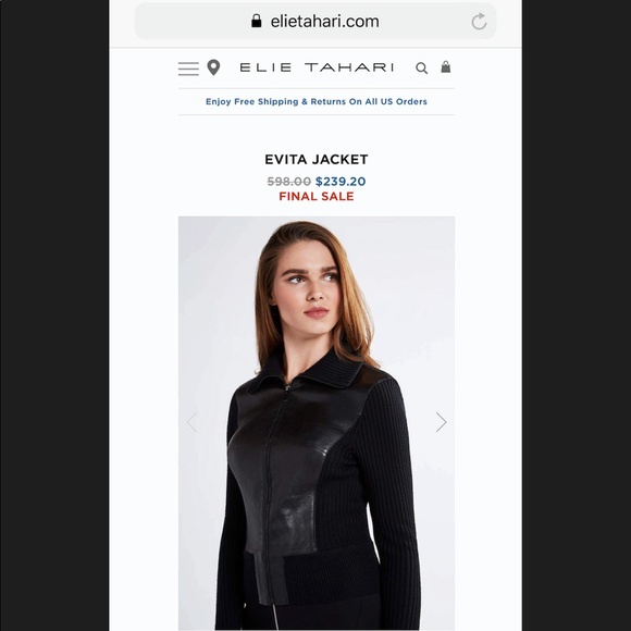 ELIE TAHARI black jacket - Picture 8 of 8